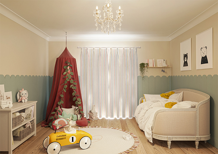 Vintage Stripe, Promenade - Made to Measure Curtains - Image 15